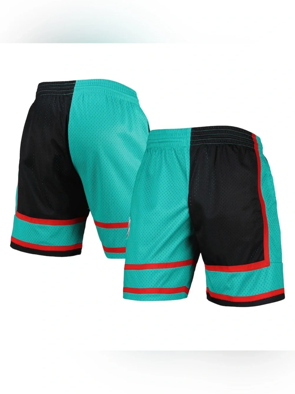 Mitchell & Ness Men’s Black/Turquoise Grizzlies Hardwood Classics Shorts M-3Xl